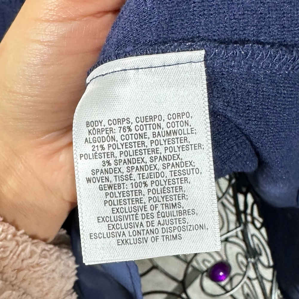 Anthropologie Deletta soledad navy keyhole blouse size M - Picture 5 of 8